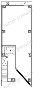 The Room 浅草1階の間取図