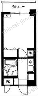 ベルプラザ4階の間取図