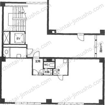 新宿マンションの間取図