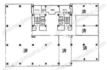 KRCビルディングの間取図
