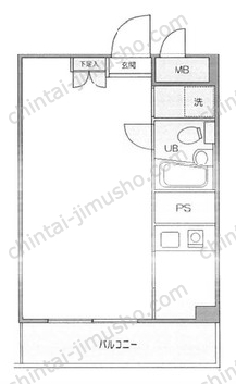 トーア岩本町マンションの間取図