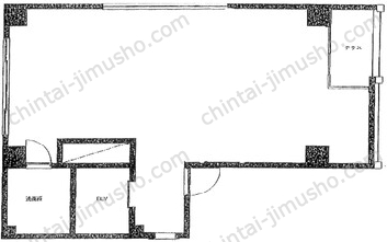 森島ビル5Fの間取図