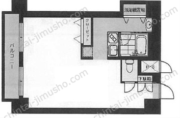 麻布十番2Aビルの間取図