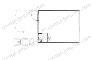CASA K(カーサ・ケイ)1Fの間取図