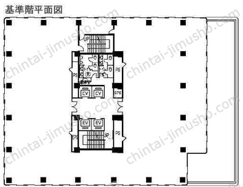横浜東芝ビルの間取図