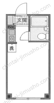 山王アーバンライフの間取図
