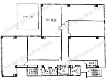 ブライト横浜ビル7階の間取図