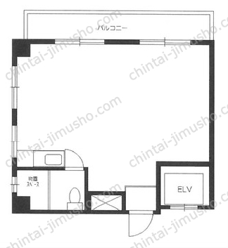 麹町ニシベマンションの間取図