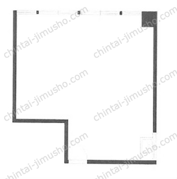 秋葉原再開発ビル7階の間取図