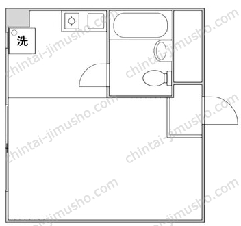 久保田ビル1階の間取図