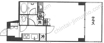 秀和第2北青山レジデンス1階の間取図