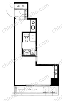 秀和日本橋箱崎レジデンス5階の間取図