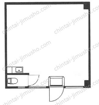 森山ビル3階の間取図