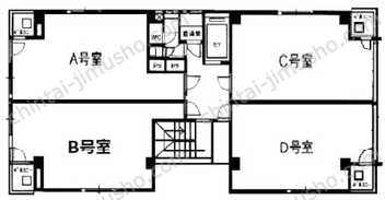 サニービル4階の間取図