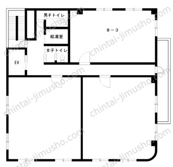 ヤナガワビルの間取図