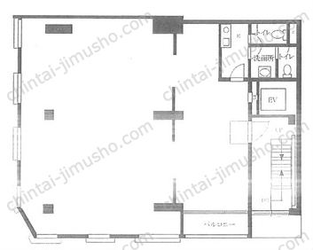 FAM Building2階の間取図