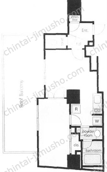 VORT渋谷松濤residenceの間取図