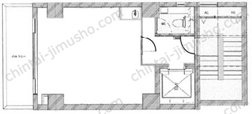 CUBE TSUKIJIの間取図