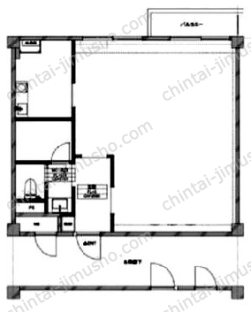 赤坂七番館4Fの間取図