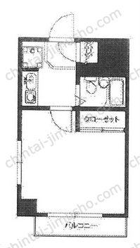 SSビル池尻7階の間取図
