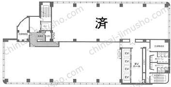東京日産西五反田ビル10階の間取図