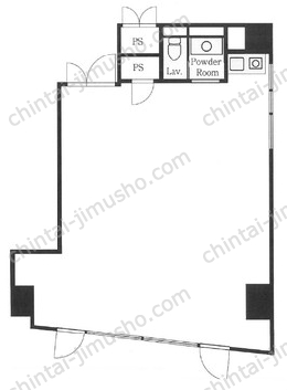 ヴィラフォレスト経堂2階の間取図