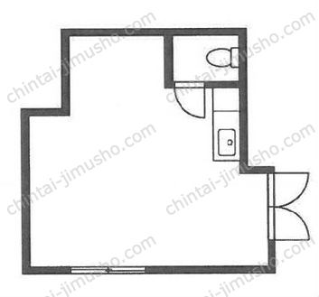 トポスM駒沢1階の間取図