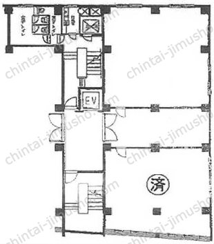 岩本町ビルの間取図