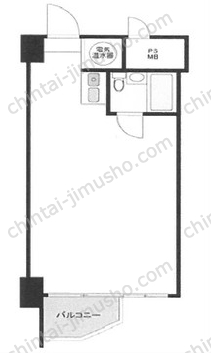 新宿ダイカンプラザ756の間取図