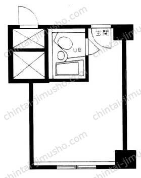赤坂レジデンシャルホテル3階の間取図