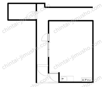 高田馬場プリンスマンション1Fの間取図