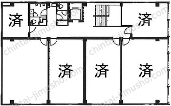 神谷ビルの間取図