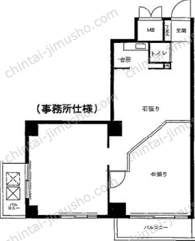 代々木シティホームズ11階の間取図