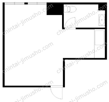 神楽坂ローズビルディングの間取図