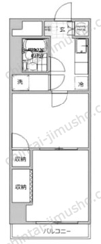 ヴェラハイツ代々木／桑野田中ビルの間取図