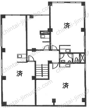 大洋ビルの間取図