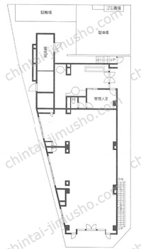 北綾瀬PSSビル1階の間取図