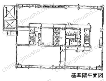 JRE芝二丁目大門ビル7階の間取図