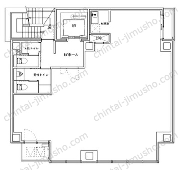 美倉ビル5Fの間取図