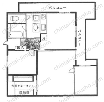 ローヤル若葉の間取図