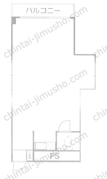美和プラザ新宿3階の間取図