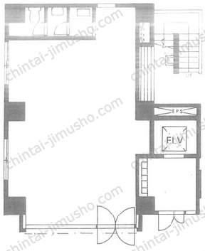 ル・グラシエルBLDG.601階の間取図