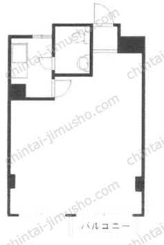 カイトーハイツ4階の間取図