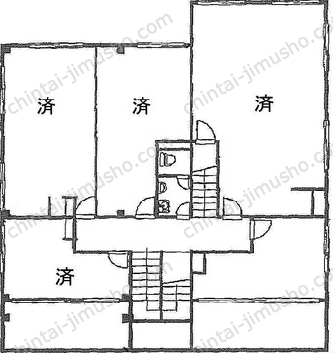 大洋ビルの間取図