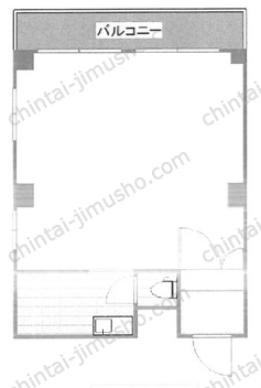 マンション四谷3階の間取図