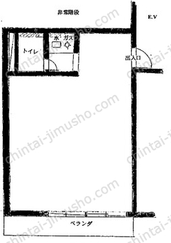 中銀第2新橋マンシオンの間取図