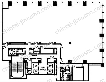 丸の内二重橋ビルディング 東京商工会議所ビル23階の間取図