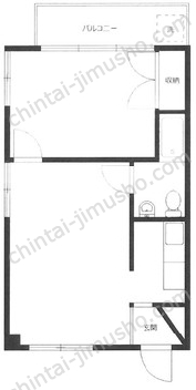 トキワマンションの間取図