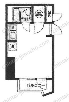 朝日目黒ビジネスマンションの間取図
