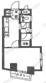 マンション中野ソレイユ5階の間取図